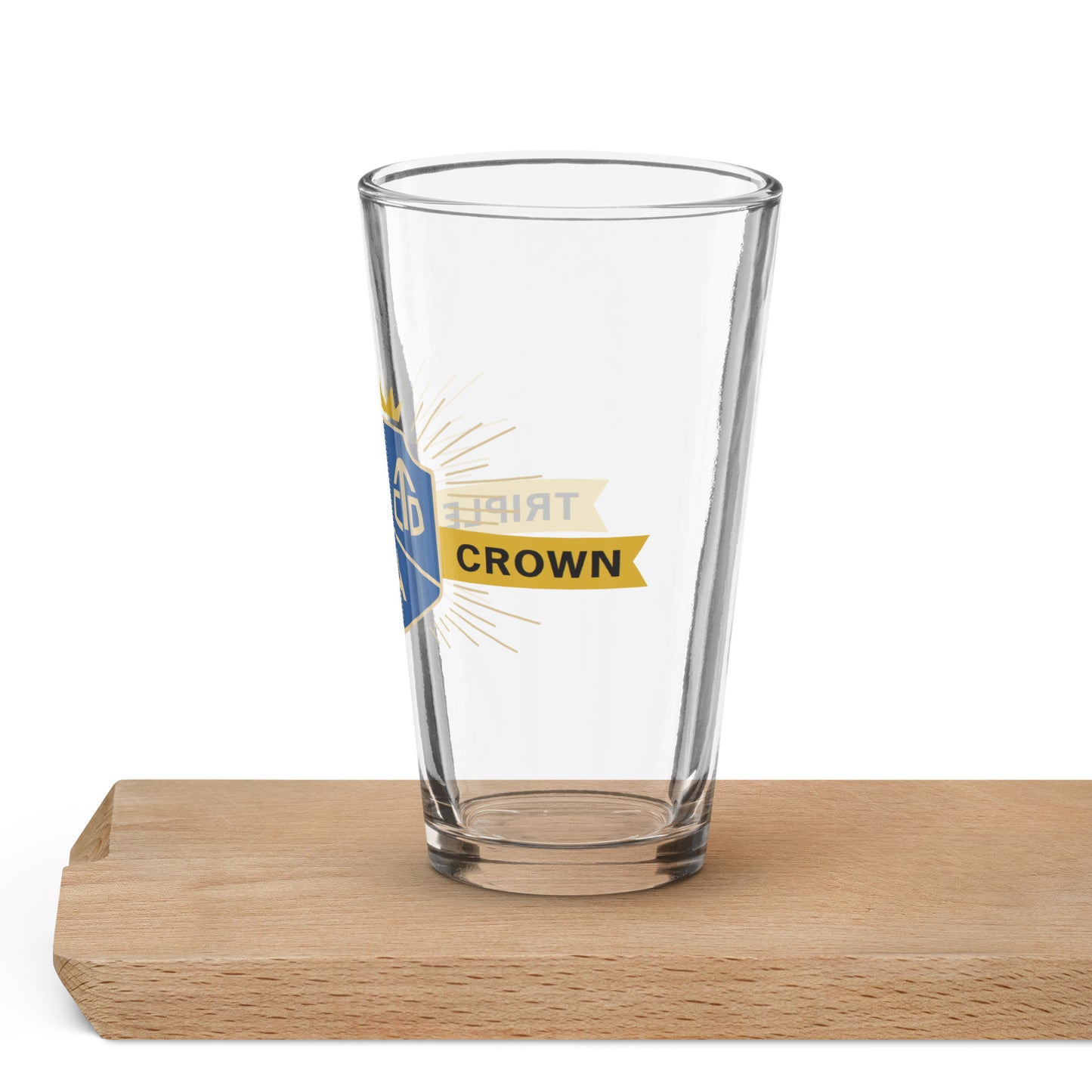 Triple Crown Pint Glass