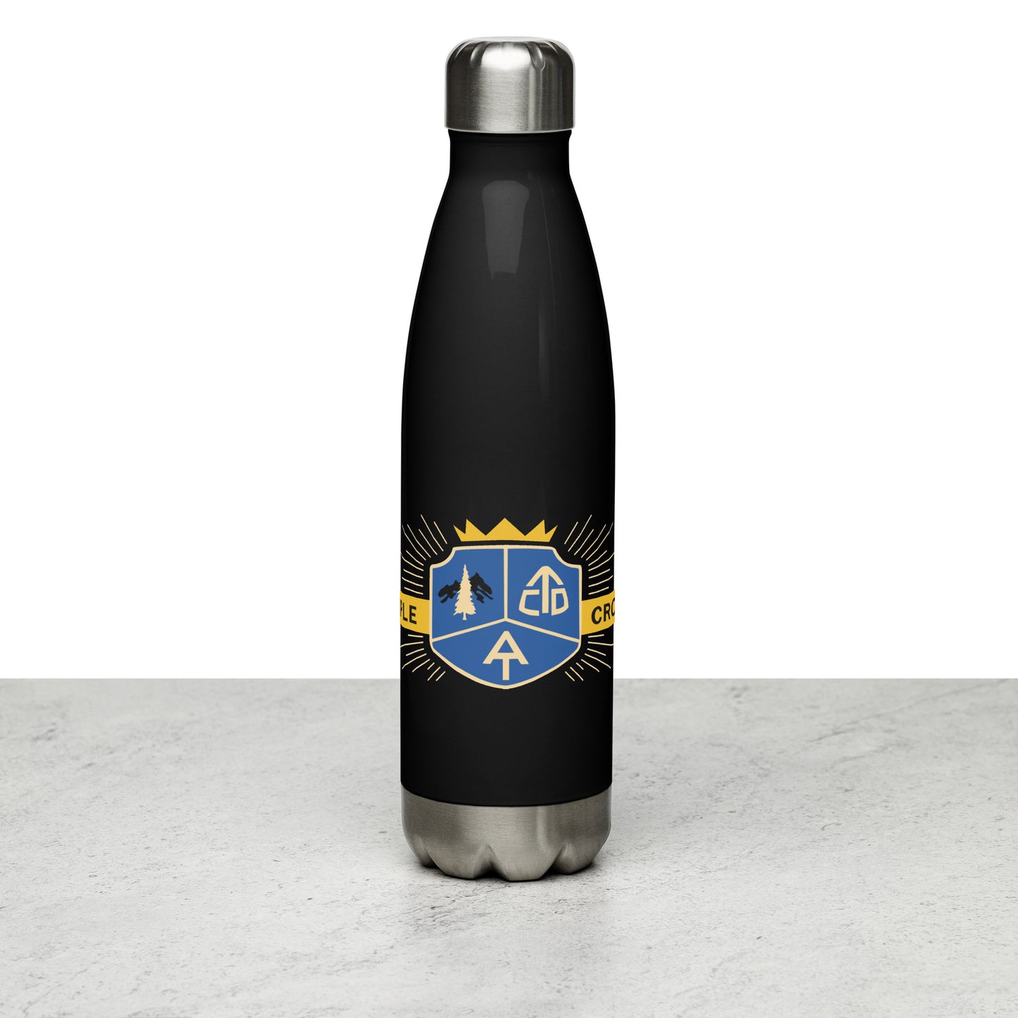 Triple Crown Stainless Steel Water Bottle