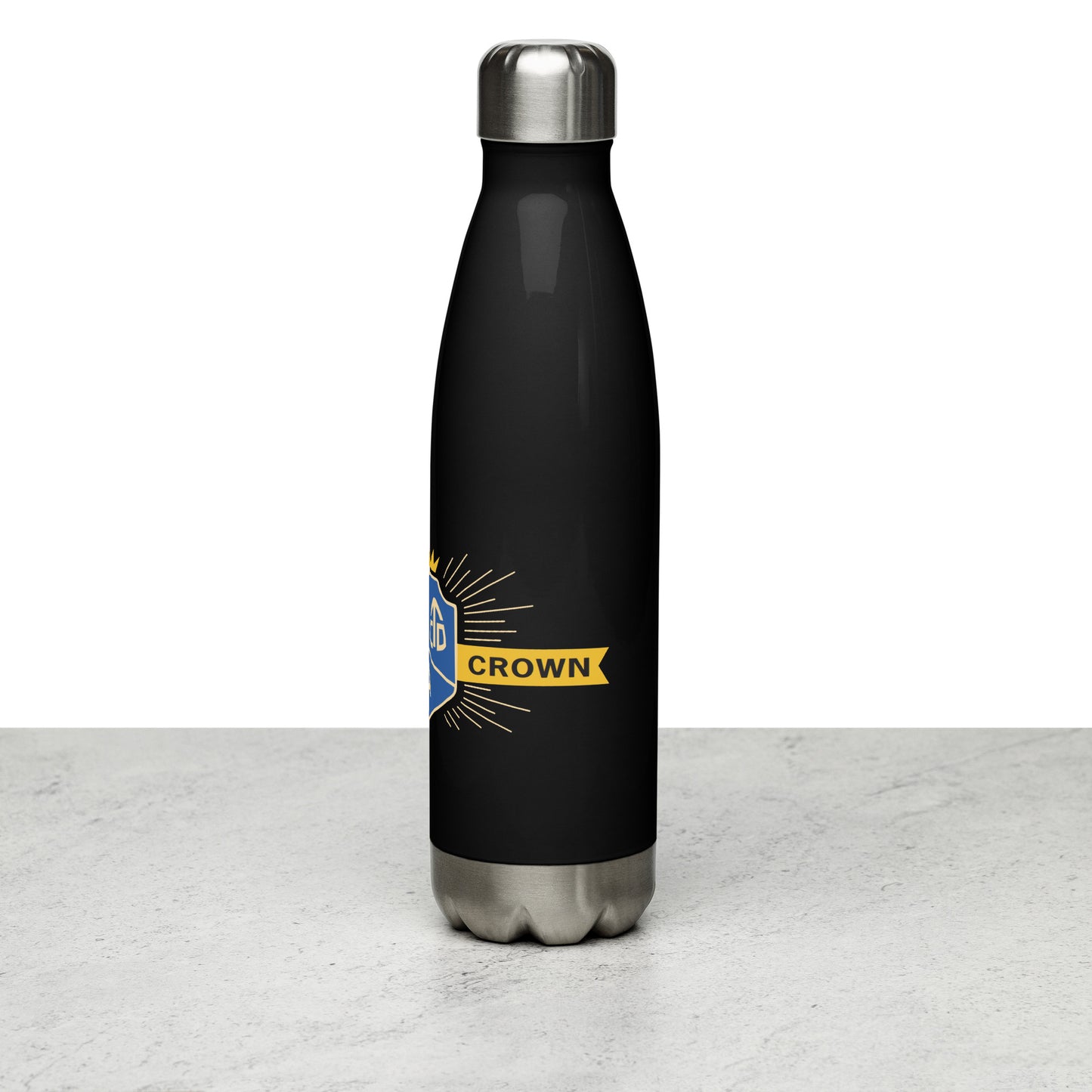 Triple Crown Stainless Steel Water Bottle