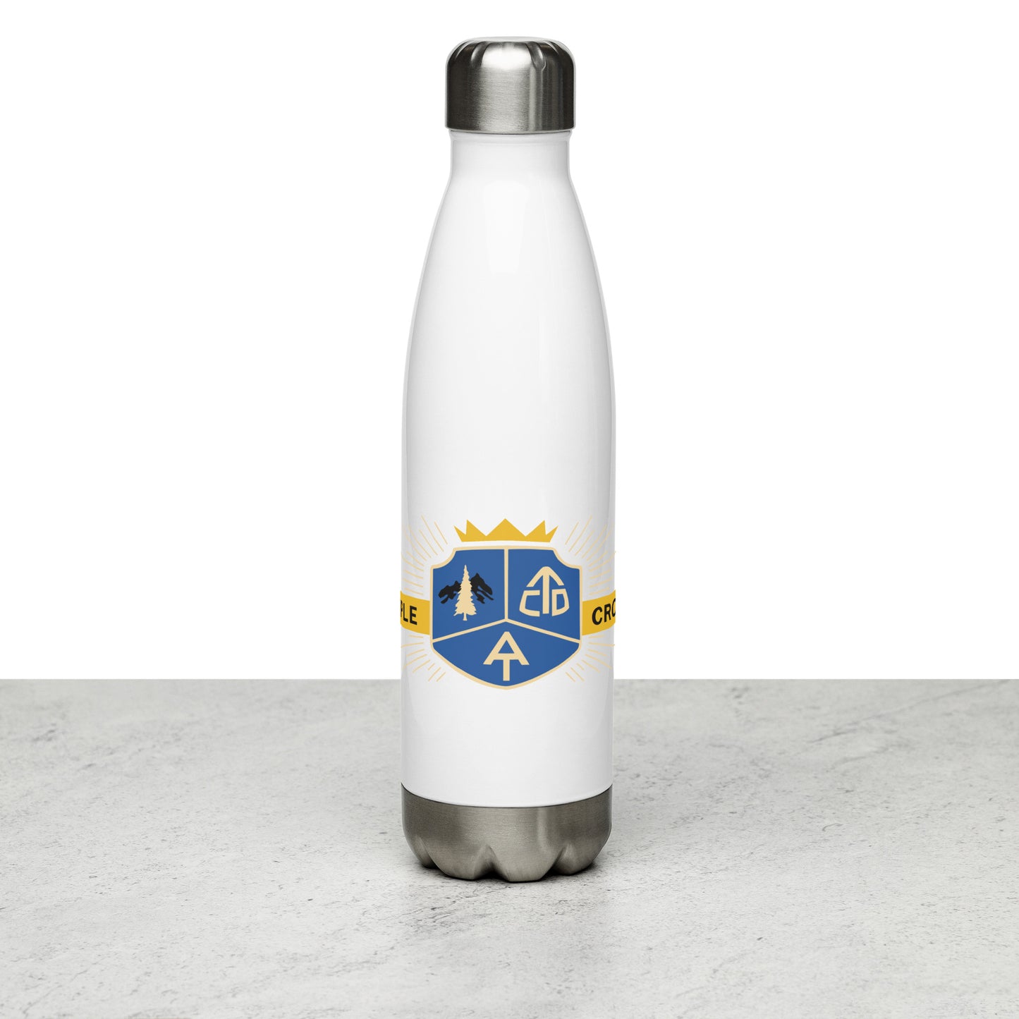 Triple Crown Stainless Steel Water Bottle